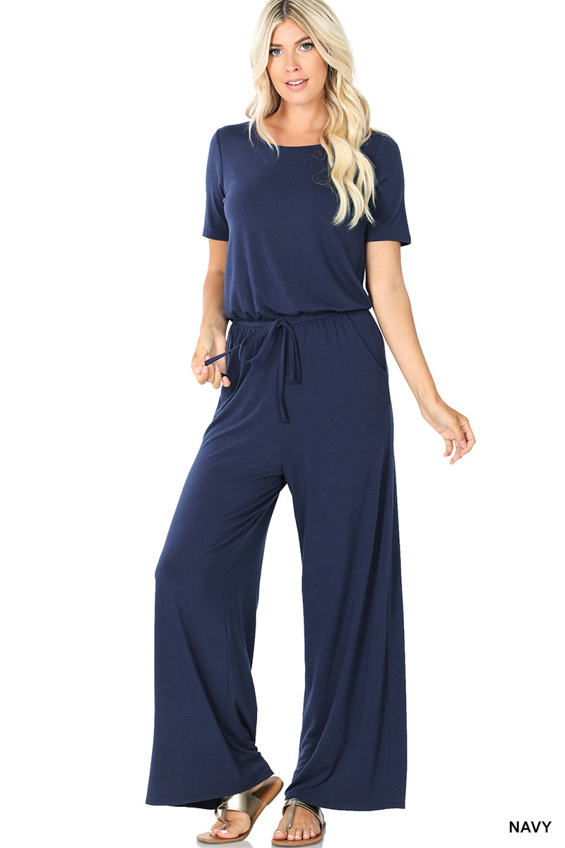 EVERY BOSSY SHORT SLEEVE JUMPSUIT